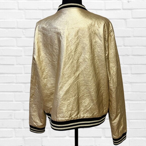 Disney Mickey Gold Collection Full Zip Jacket 90 Years Limited Edition 2X FLAW! - Picture 8 of 13